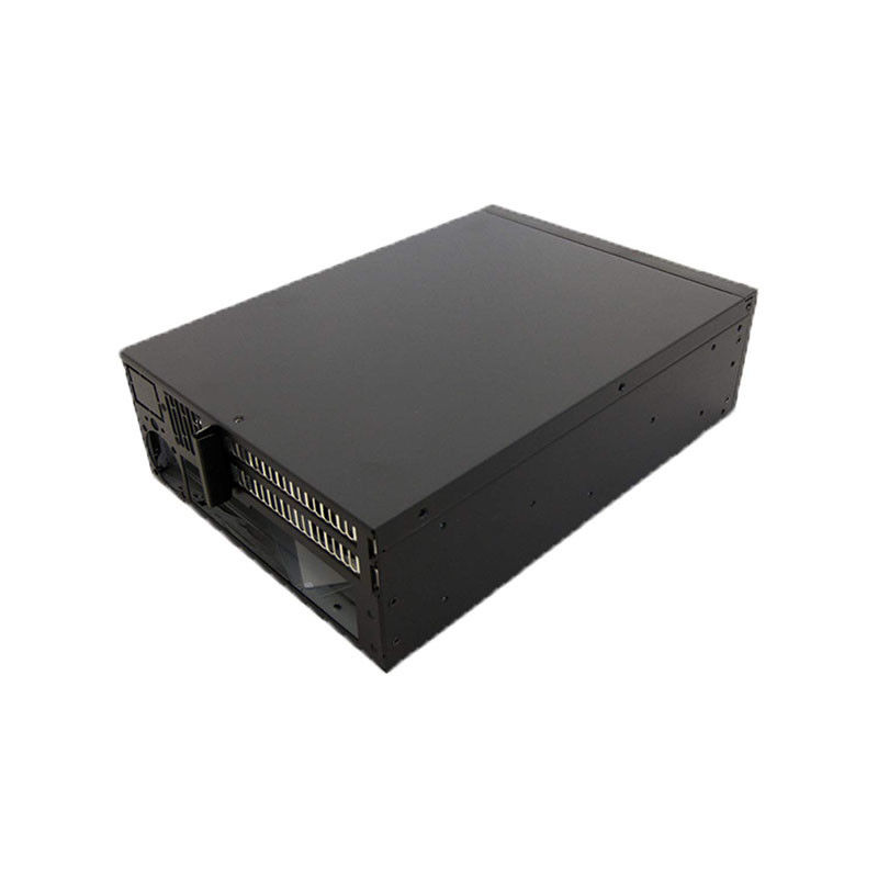 6U Rackmount Server تصميم الهيكل الكهرباء الصناعية السوداء 19 بوصة 3U الحاسوب