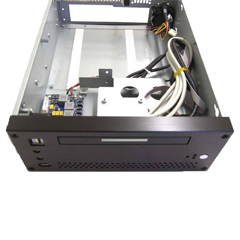 6U Rackmount Server تصميم الهيكل الكهرباء الصناعية السوداء 19 بوصة 3U الحاسوب